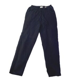 Nyl & Wear Lounge Pants Women Large Navy Drawstring Pockets